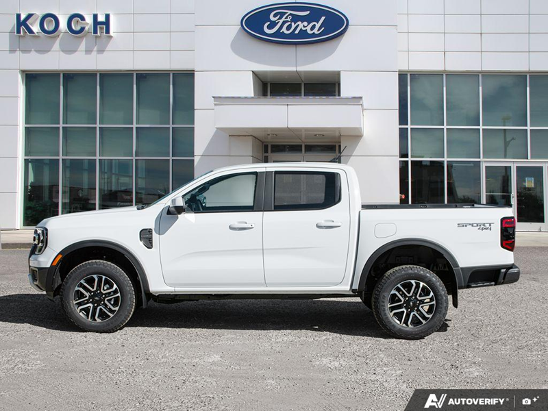 NEW 2026 Ford Ranger LARIAT - Oxford White Exterior / EBONY ACTIVEX TRIMMED Interior - $64,469 - Stock #E61070 - VIN 1FTER4KP6TLE37114 - Photo 3