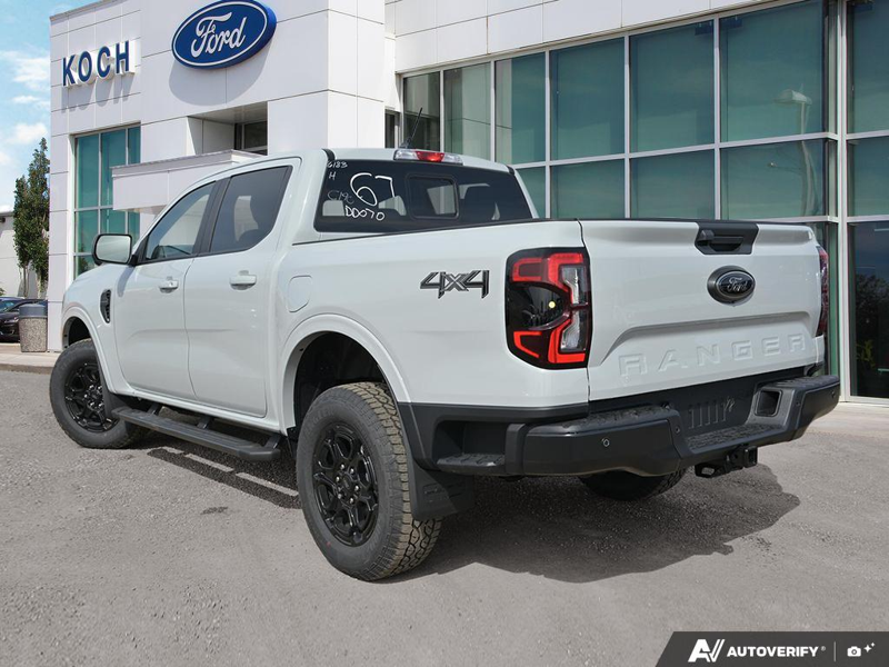 NEW 2026 Ford Ranger LARIAT - Avalanche Exterior / EBONY ACTIVEX TRIMMED Interior - $65,969 - Stock #E60650 - VIN 1FTER4KP8TLE16183 - Photo 4