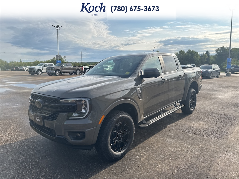 NEW 2026 Ford Ranger LARIAT - Marsh Grey Exterior / EBONY, ACTIVEX TRIMMED FRONT HEATED BUCKET SEATS Interior - $61,661 - Stock #A26226 - VIN 1FTER4KP9TLE28990 - Photo 4