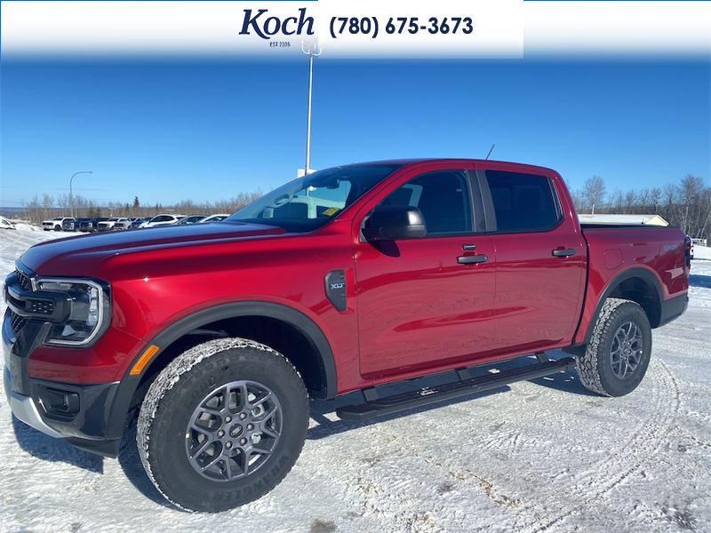 NEW 2026 Ford Ranger XLT - Ruby Red Tri-coat Metallic Exterior / BLACK ONYX XLT CLOTH Interior - $53,595 - Stock #A26074 - VIN 1FTER4HHXTLE09039 - Photo 6
