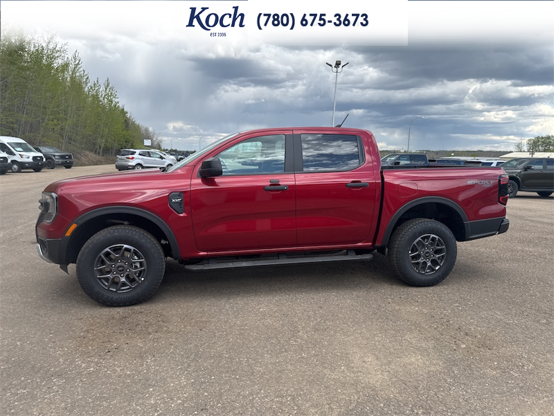NEW 2026 Ford Ranger XLT - Ruby Red Tri-coat Metallic Exterior / BLACK ONYX XLT CLOTH Interior - $53,595 - Stock #A26074 - VIN 1FTER4HHXTLE09039 - Photo 6
