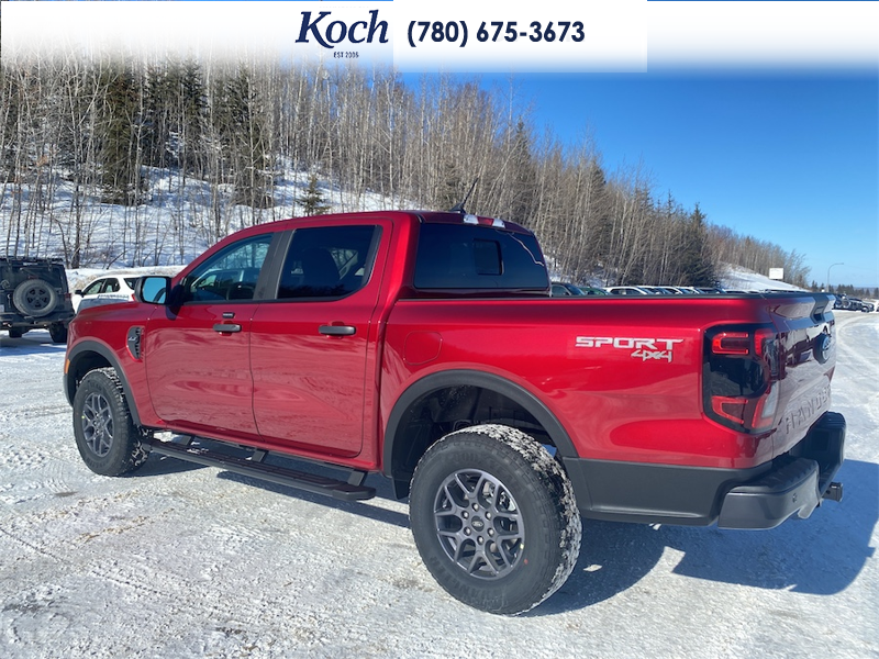 NEW 2026 Ford Ranger XLT - Ruby Red Tri-coat Metallic Exterior / BLACK ONYX XLT CLOTH Interior - $53,595 - Stock #A26074 - VIN 1FTER4HHXTLE09039 - Photo 8