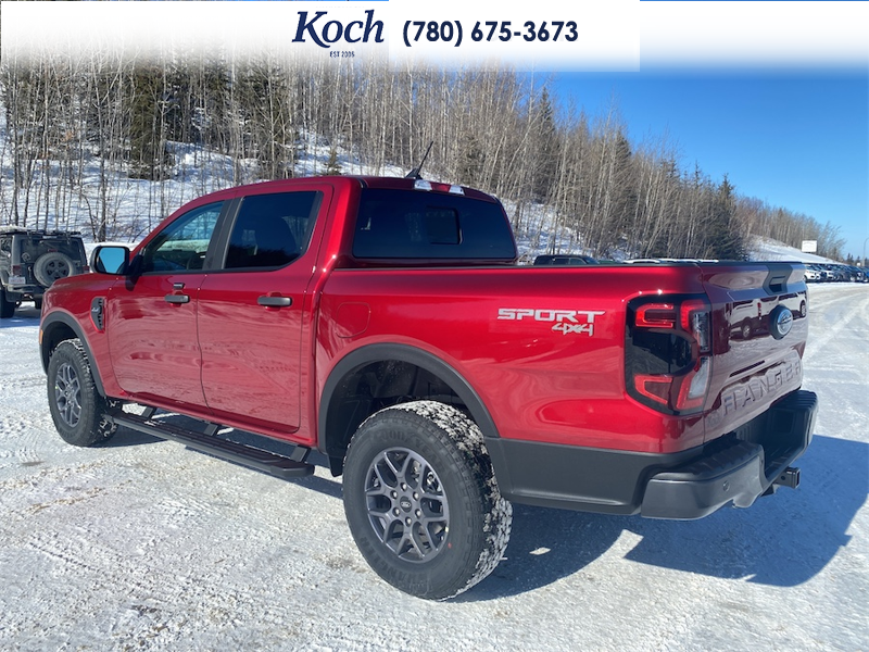 NEW 2026 Ford Ranger XLT - Ruby Red Tri-coat Metallic Exterior / BLACK ONYX XLT CLOTH Interior - $53,595 - Stock #A26074 - VIN 1FTER4HHXTLE09039 - Photo 9