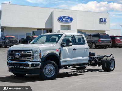 NEW 2026 Ford Super Duty F-550 DRW XLT - Oxford White Exterior - $99,999 - Stock #D60634 - VIN 1FD0W5HT2TEE83164