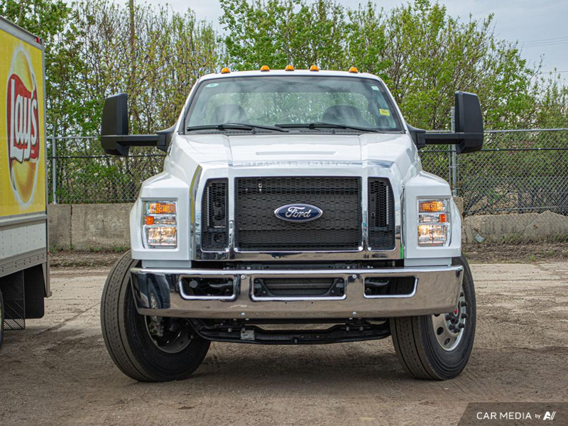 NEW 2026 Ford Super Duty F-750 Reg Cab - Oxford White Exterior / STEEL GRAY CLOTH Interior - $119,946 - Stock #E60003 - VIN 1FDPF7DX4TDF00667 - Photo 2