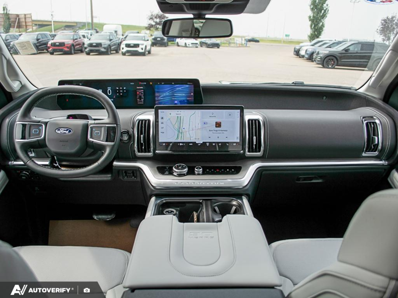 NEW 2027 Ford Expedition Platinum Max - Blue Ember Metallic Exterior / SALT CRYSTAL GREY, LEATHER-TRIMMED HEATED & VENTILATED FRONT CAP Interior - $114,369 - Stock #D70000 - VIN 1FMJK1M81VEA00793 - Photo 25