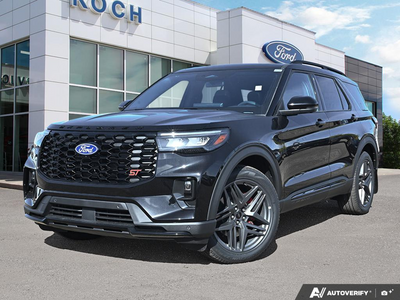 NEW 2027 Ford Explorer ST - Agate Black Metallic Exterior - $76,564 - Stock #E70066 - VIN 1FMWK8GC4VGA04453