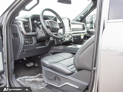 NEW 2027 Ford F-350 Super Duty Platinum - BLACK ONYX/PLATINUM BLUE, UNIQUE PLATINUM LEATHER 40/CONSOLE/40 Interior - $136,453 - Stock #D70019 - VIN 1FT8W3BM9VEC11517