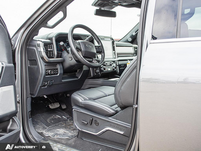 NEW 2027 Ford F-350 Super Duty Platinum - BLACK ONYX/BLUE LEATHER Interior - $136,453 - Stock #D70025 - VIN 1FT8W3BM4VEC20576