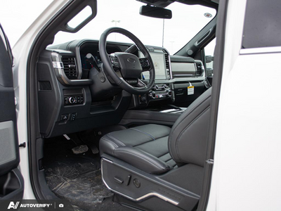 NEW 2027 Ford F-350 Super Duty Platinum - BLACK ONYX/PLATINUM BLUE, UNIQUE PLATINUM LEATHER 40/CONSOLE/40 Interior - $137,853 - Stock #D70024 - VIN 1FT8W3BM7VEC17560