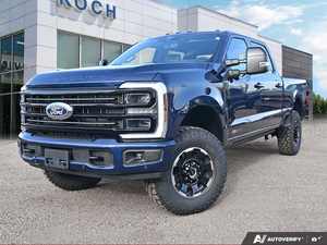 NEW 2027 Ford F-350 Super Duty PLATINUM - Neptune Blue Exterior - $140,003 - Stock #E70028 - VIN 1FT8W3BM0VEC20302