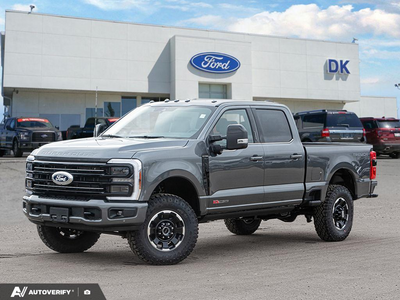 NEW 2027 Ford F-350 Super Duty Platinum - Carbonized Grey Metallic Exterior - $136,453 - Stock #D70019 - VIN 1FT8W3BM9VEC11517