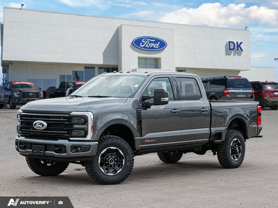 NEW 2027 Ford F-350 Super Duty Platinum - Carbonized Grey Metallic Exterior - $136,453 - Stock #D70025 - VIN 1FT8W3BM4VEC20576