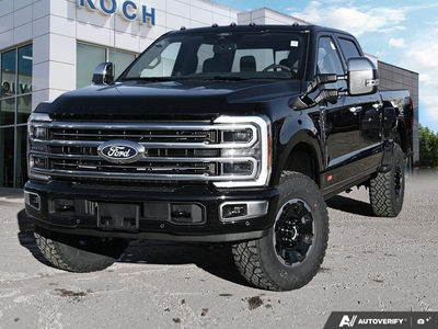 NEW 2027 Ford F-350 Super Duty Platinum - Agate Black Metallic Exterior - $140,123 - Stock #E70092 - VIN 1FT8W3BM5VEC32865