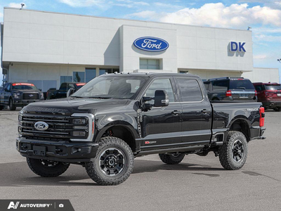 NEW 2027 Ford F-350 Super Duty Platinum - Agate Black Metallic Exterior - $132,366 - Stock #D70051 - VIN 1FT8W3BM3VEC01744