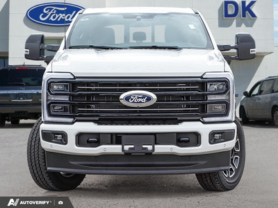 NEW 2027 Ford F-350 Super Duty Platinum - Star White Tri-Coat Exterior - $128,011 - Stock #D70030 - VIN 1FT8W3BM8VEC27563