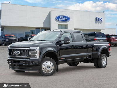 NEW 2027 Ford F-450 Super Duty Platinum - Agate Black Metallic Exterior - $136,158 - Stock #D70023 - VIN 1FT8W4DM4VEC05367