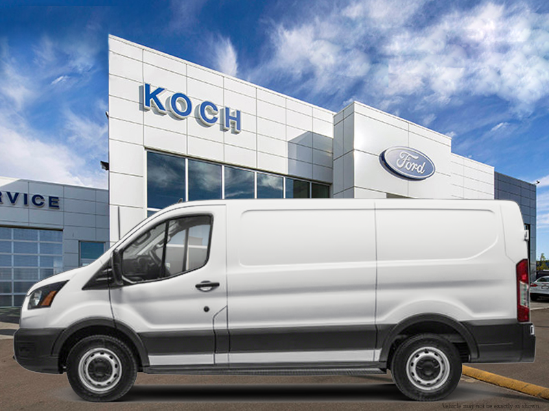 NEW 2027 Ford Transit Cargo Van BASE - Oxford White Exterior / DARK PALAZZO GREY, CLOTH FRONT BUCKET SEATS Interior - $72,024 - Stock #E70034 - VIN 1FTYE2Y8XVKA06796 - Photo 1