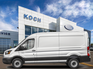NEW 2027 Ford Transit Cargo Van BASE - Oxford White Exterior - $76,569 - Stock #E70045 - VIN 1FTBR2C8XVKA07853