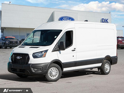 NEW 2027 Ford Transit Cargo Van BASE - Oxford White Exterior - $74,332 - Stock #D70055 - VIN 1FTBR2C82VKA19883