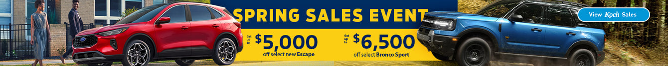 Koch Ford Lincoln promotional banner