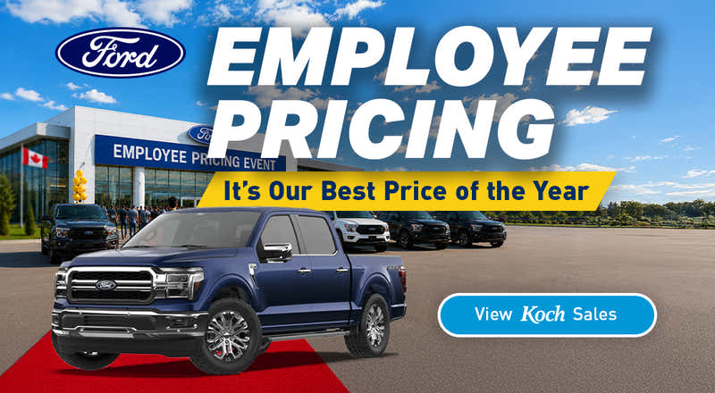 Koch Ford Lincoln mobile promotional banner