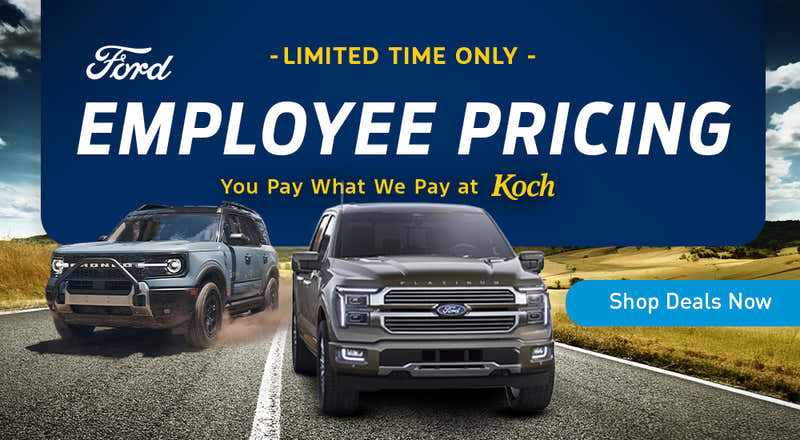 Koch Ford Lincoln mobile promotional banner