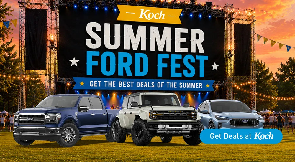 Koch Ford Lincoln promotional banner mobile
