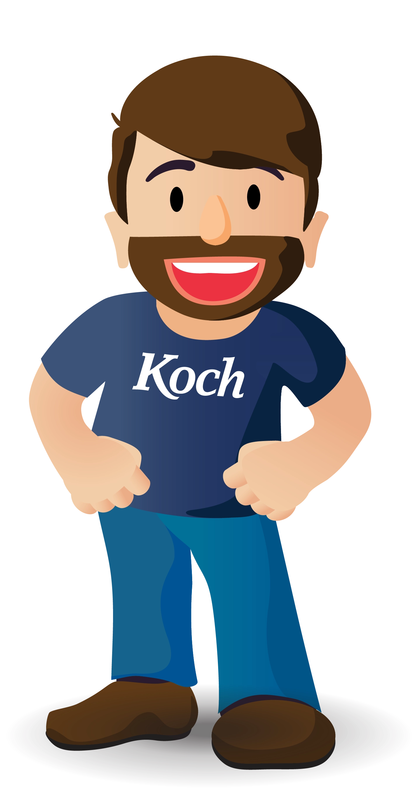 Koch Ford mascot